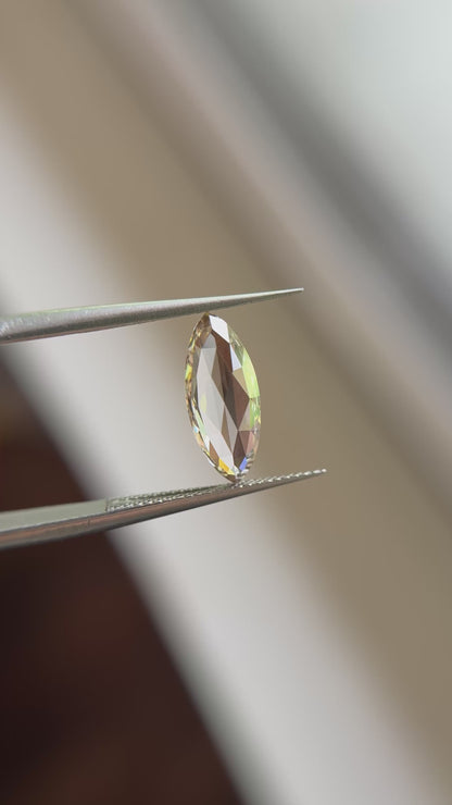 1.71ct Marquise Rosecut Cut C3 VS