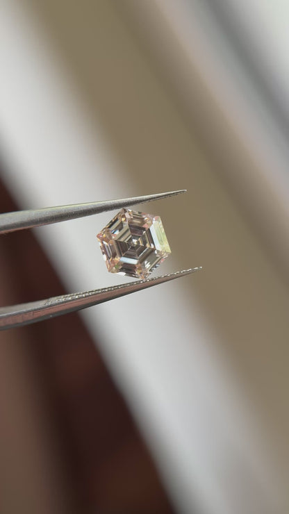 1.72ct Hexagon Stepcut Cut C1 VS1