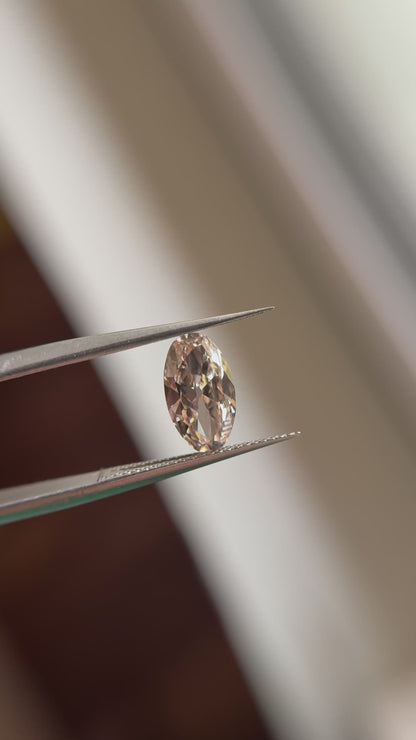 1.57ct Moval Old Mine Cut C2 VS2
