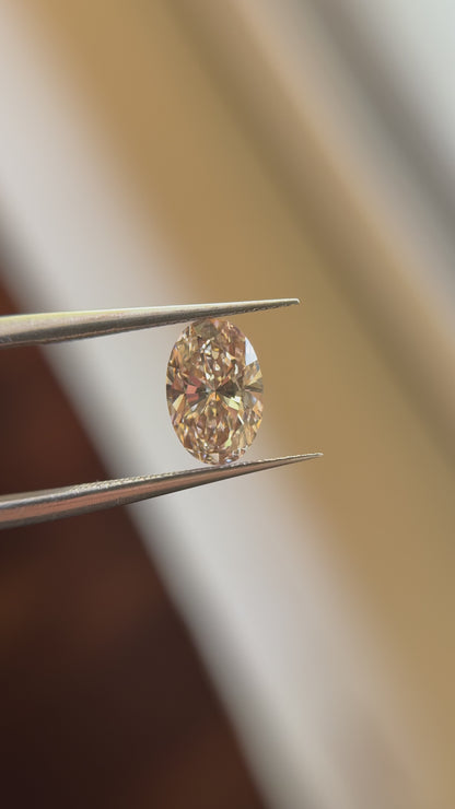 1.84ct Oval Brilliant Cut C3 VS1