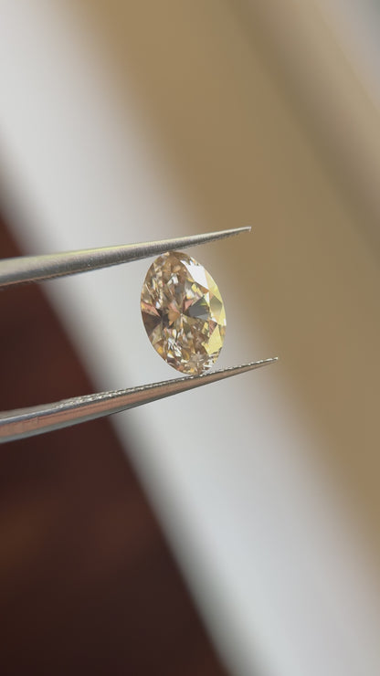 1.60ct Oval Brilliant Cut C2 VS1