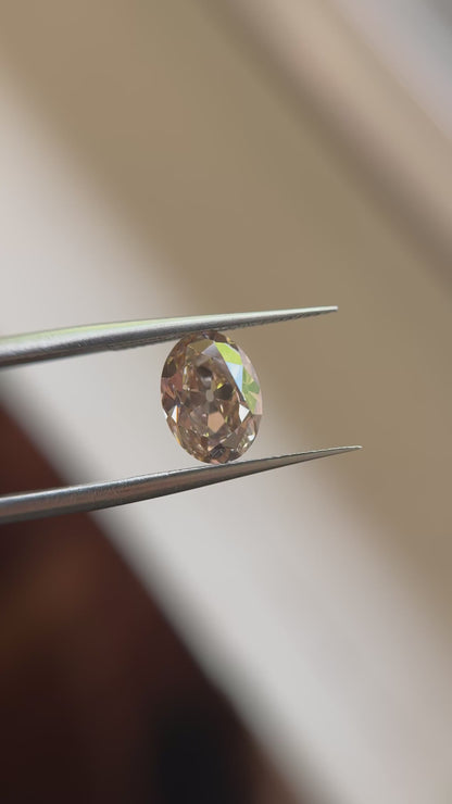 2.67ct Oval Old Mine Cut VS2 C3
