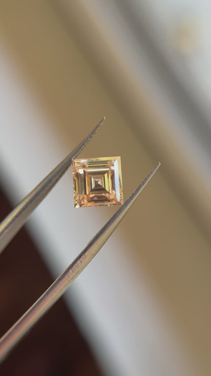 2.88ct Square Stepcut Cut C3 VS1