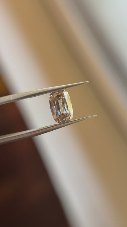 2.05ct Cushion Long Stepcut Cut C2 VS1