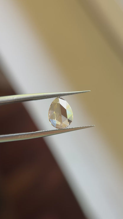1.15ct Pear Rosecut Cut VS C3