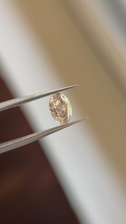 1.34ct Oval Old Mine Cut C2 VS1