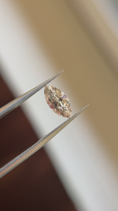 1.53ct Marquise Old Mine Cut C2 VS1