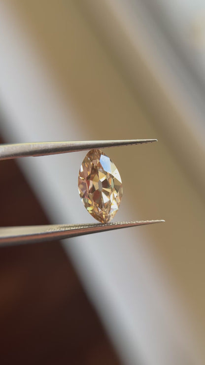 1.98ct Moval Old Mine Cut C3 VS1