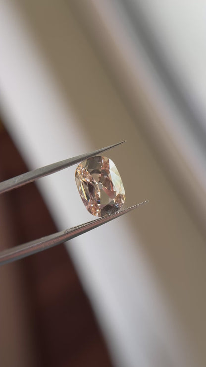 3.06ct Cushion Long Old Mine Cut C3 VS1
