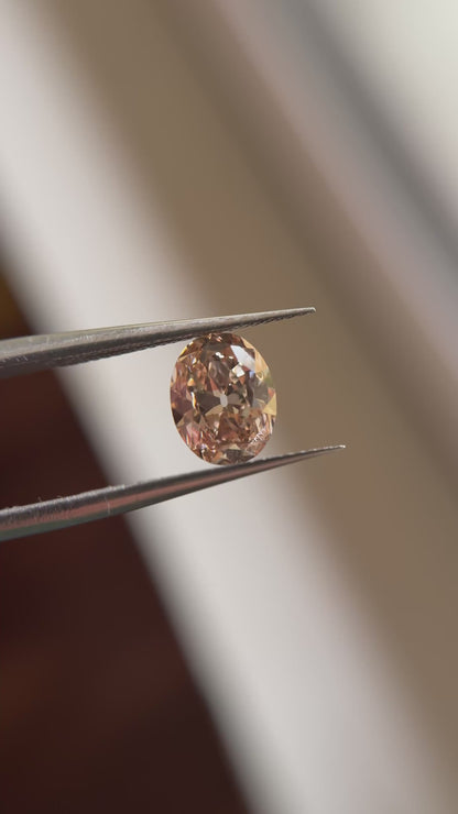 2.01ct Oval Old Mine Cut C3 VS