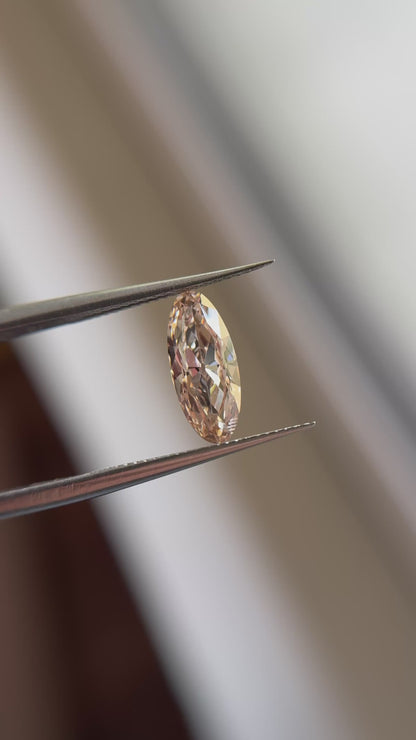 1.66ct Moval Old Mine Cut C2 VS1